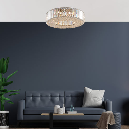 Flush luminaire in Crystal LL00022